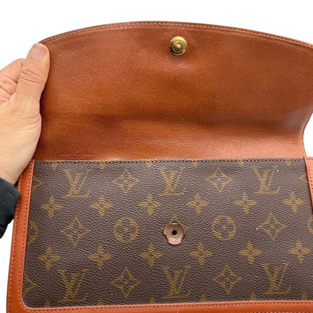 Louis Vuitton LV Monogram Pochette Clutch Vintage Authentic - Picture 5 of 12